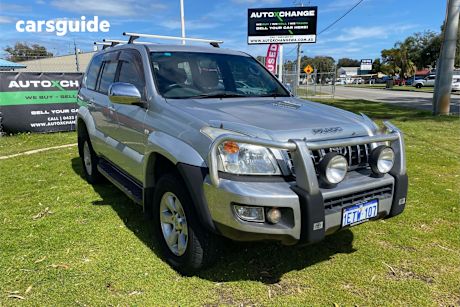 Silver 2004 Toyota Landcruiser Prado Wagon Gxl (4X4)