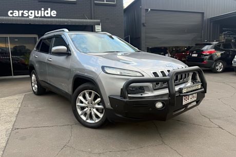 Silver 2015 Jeep Cherokee SUV
