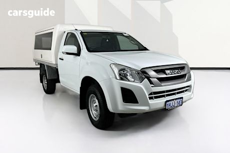 White 2018 Isuzu D-MAX Cab Chassis Sx Hi-Ride (4X2)
