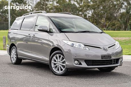 Tan 2015 Toyota Tarago Wagon Glx