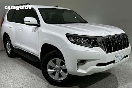 White 2022 Toyota Landcruiser Prado SUV GXL 4X4