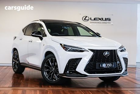 White 2025 Lexus NX SUV NX350 F SPORT 4X4