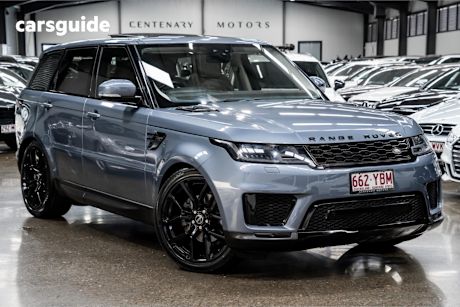 Blue 2018 Land Rover Range Rover Sport Wagon Tdv6 Se