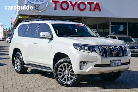 White 2019 Toyota Landcruiser Prado SUV KAKADU 4X4
