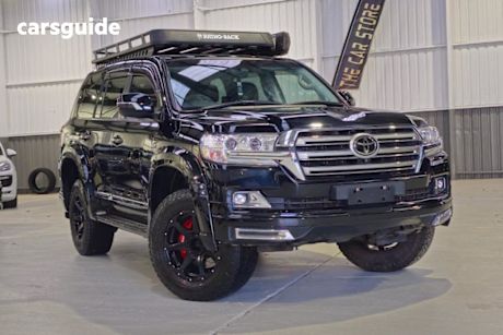 Black 2018 Toyota Landcruiser Wagon Sahara (4X4)