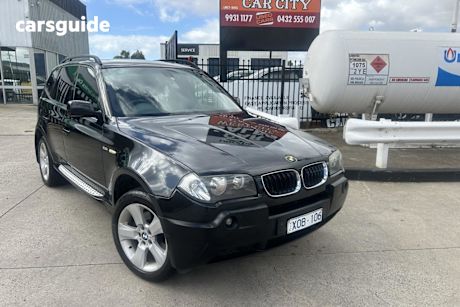 Black 2005 BMW X3 SUV
