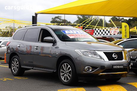 Grey 2015 Nissan Pathfinder SUV ST F