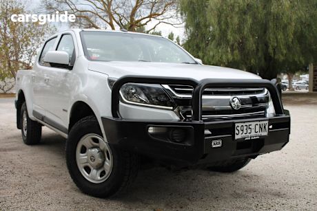 White 2018 Holden Colorado Ute Tray LS 4X4