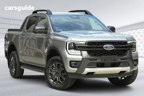 Silver 2024 Ford Ranger Ute Tray WILDTRAK 4X4