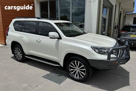 White 2021 Toyota Landcruiser Prado SUV KAKADU 4X4
