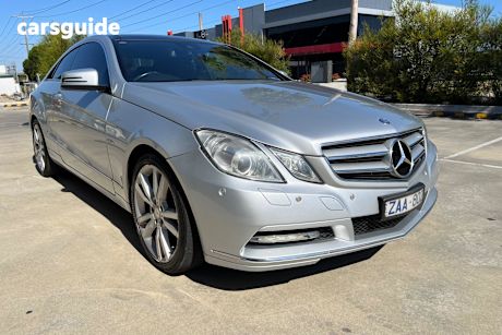Silver 2012 Mercedes-Benz E-CLASS Coupe E250 BLUEEFFICIENCY AVANTGARDE R