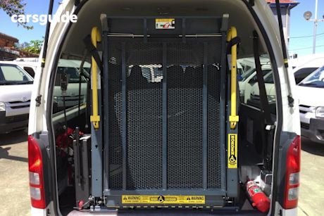 White 2018 Toyota HiAce Bus Commuter