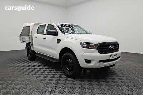 White 2021 Ford Ranger Ute Tray XL 4X4