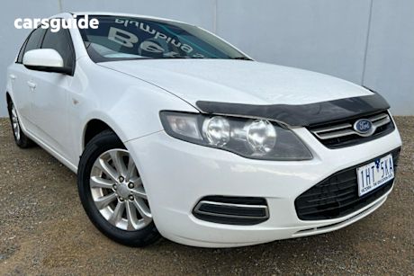 White 2013 Ford Falcon Sedan Xt Ecoboost