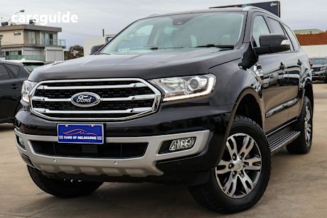 Black 2019 Ford Everest SUV TREND R