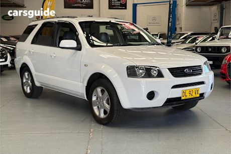White 2009 Ford Territory Wagon Ts Limited Edition (Rwd)