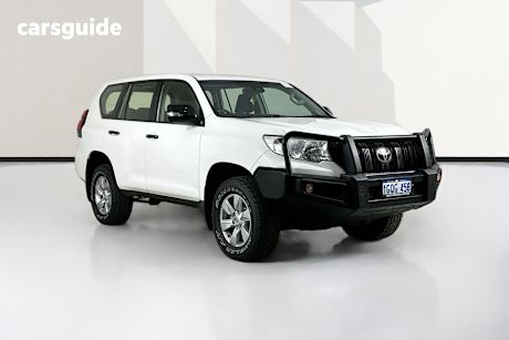 White 2019 Toyota Landcruiser Prado Wagon Gx (4X4)