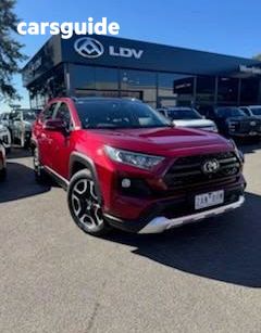 Red 2021 Toyota RAV4 SUV EDGE 4X4