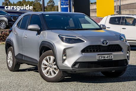 Silver 2020 Toyota Yaris Cross SUV GX F