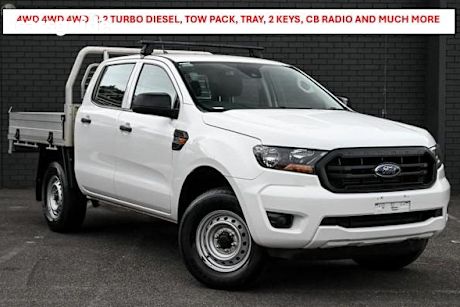 White 2022 Ford Ranger Ute Tray XL 4X4