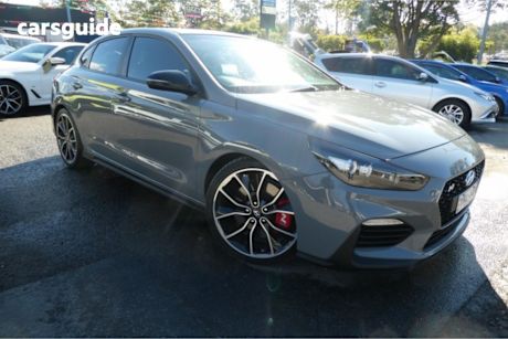 Grey 2019 Hyundai I30 Fastback N Performance Lux