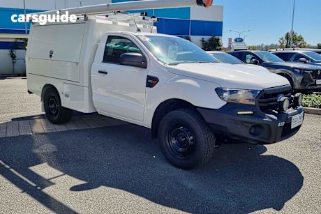 White 2021 Ford Ranger Ute Tray XL 4X4