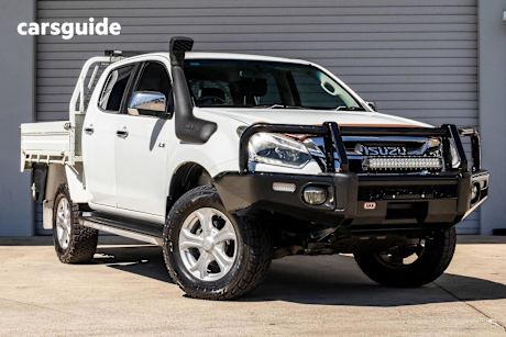 White 2019 Isuzu D-MAX Ute Tray LS-U 4X4