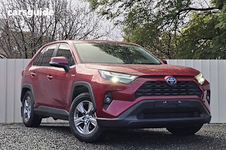 Red 2022 Toyota RAV4 Wagon Gx (Awd) Hybrid