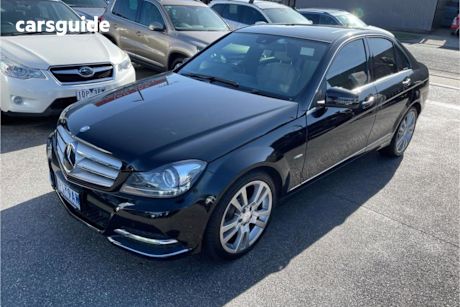 Black 2011 Mercedes-Benz C-CLASS Sedan C250 CDI BLUEEFFICIENCY ELEGANCE R