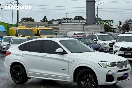 White 2016 BMW X4 Coupe Xdrive 35D