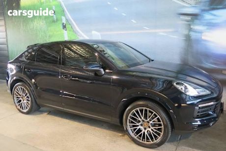 Black 2023 Porsche Cayenne Coupe PLATINUM EDITION