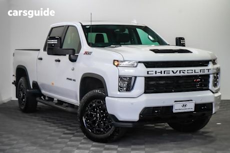 White 2022 Chevrolet Silverado HD Ute Tray LTZ PREMIUM W/TECH PACK 4X4