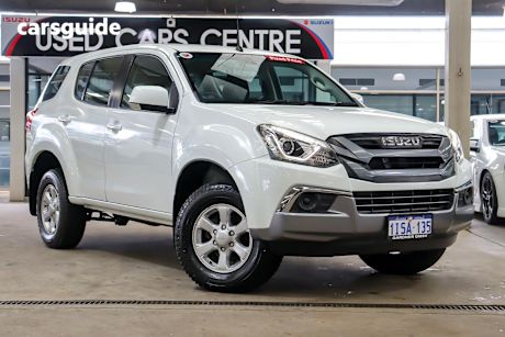 White 2019 Isuzu MU-X SUV LS-M R