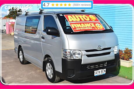 Silver 2014 Toyota HiAce Van Lwb