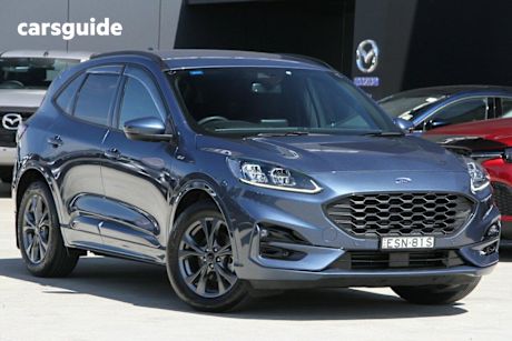 Blue 2022 Ford Escape SUV ST-LINE F