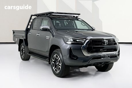 Grey 2024 Toyota Hilux Double Cab Chassis Sr5 (4X4)