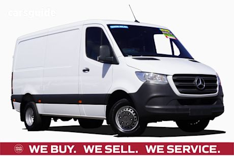 White 2019 Mercedes-Benz Sprinter Van 516Cdi Vs30 Mwb Rwd 4.49T
