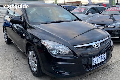 Black 2011 Hyundai I30 Hatch SX F