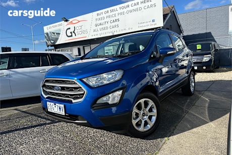 Blue 2018 Ford Ecosport SUV TREND F