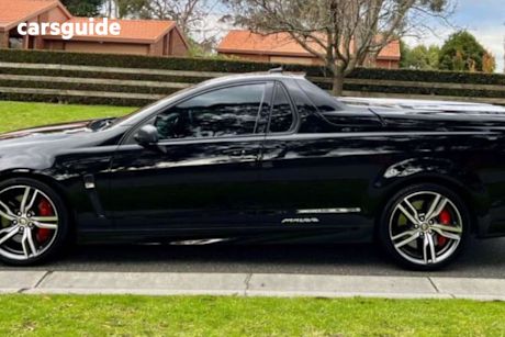 Black 2014 Holden UTE Ute Tray SS V REDLINE R