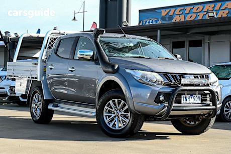 Grey 2018 Mitsubishi Triton Dual Cab Utility Gls (4X4)