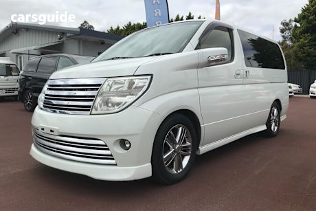 White 2005 Nissan Elgrand OtherCar 8 SEATER LUXURY PEOPLE MOVER