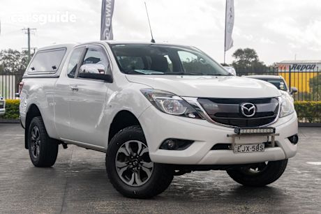 White 2017 Mazda BT-50 Ute Tray XTR 4X4