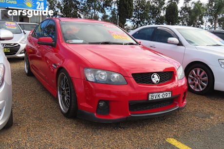 Red 2010 Holden Commodore Sedan Ss