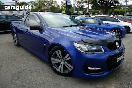 Blue 2016 Holden UTE Utility Sv6 Black Edition