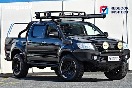Black 2013 Toyota Hilux Ute Tray SR5 4X4