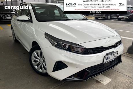 White 2022 Kia Cerato Sedan S F
