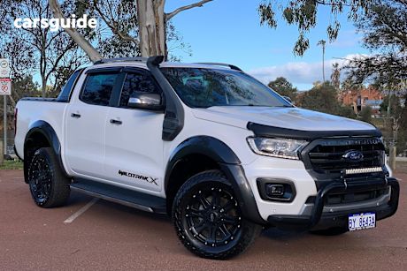 White 2020 Ford Ranger Ute Tray WILDTRAK 4X4