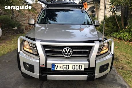 Grey 2012 Volkswagen Amarok Dual Cab Utility Tdi400 Trendline (4X4)