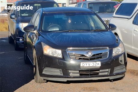 Black 2010 Holden Cruze Sedan CD F